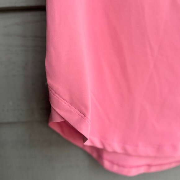 🌸 Peter Millar Sleeveless Golf Polo – Pink UPF 50+ Chechessee Creek Logo (S) - Picture 7 of 9